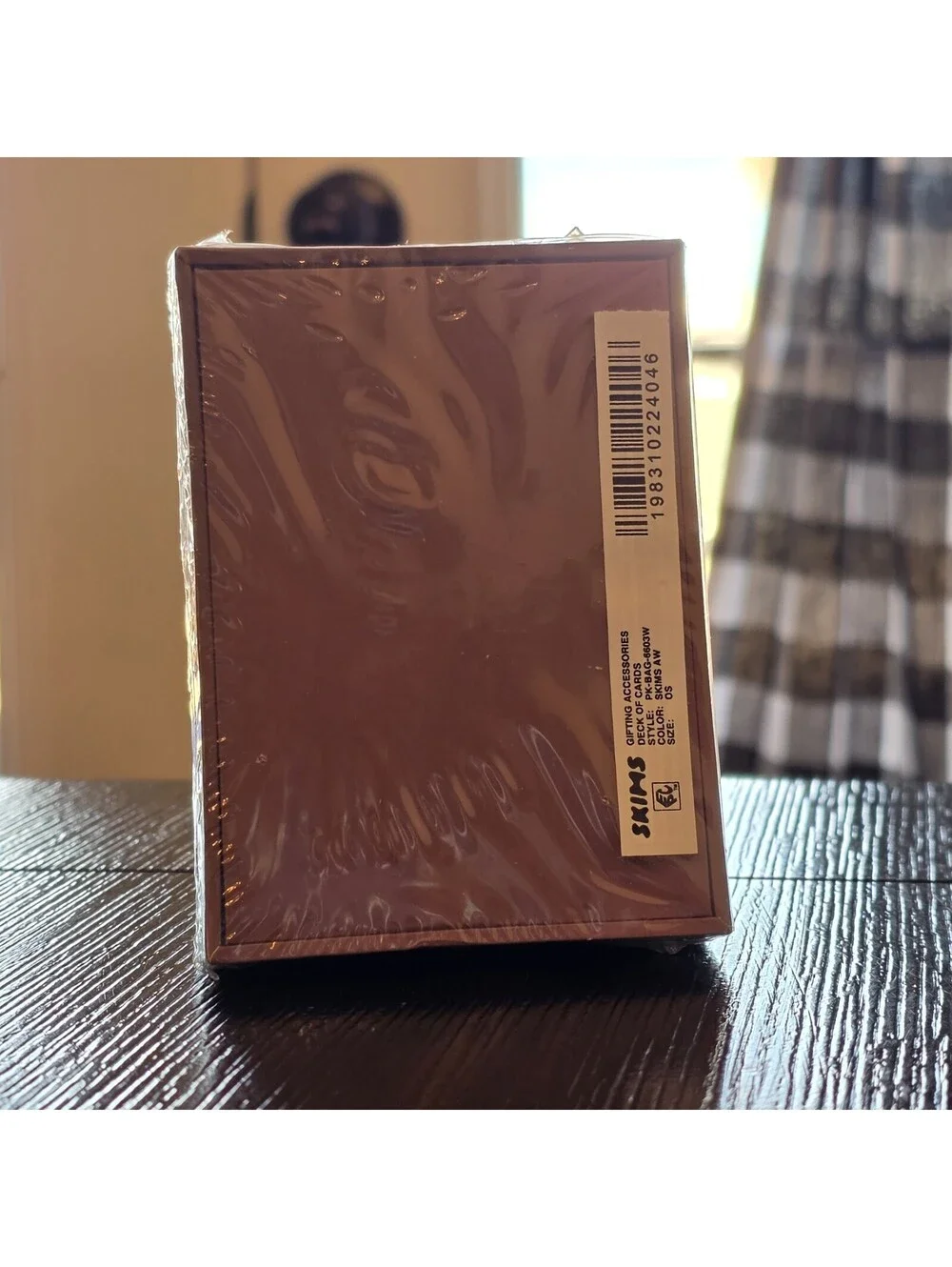 SKIMS Playing Cards Promo Deck Brown Factory Sealed Gifting Accessories HTF